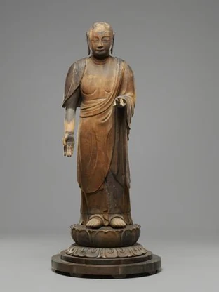 Buddhistische Plastik in Japan,1922 仏教美術 BUDDHA GIFU TEMPLE 1914D