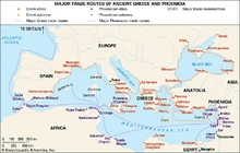 Trade Routes of Greeks and Phoenicians
https://kids.britannica