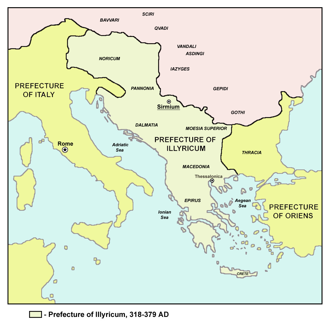Praetorian prefecture of Illyricum Wiki Atlas of World History Wiki
