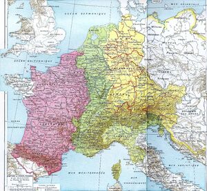 East Francia-Middle Francia-West Francia-843