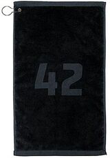 One of the fancier utility towels that some hitchhikers choose to have.