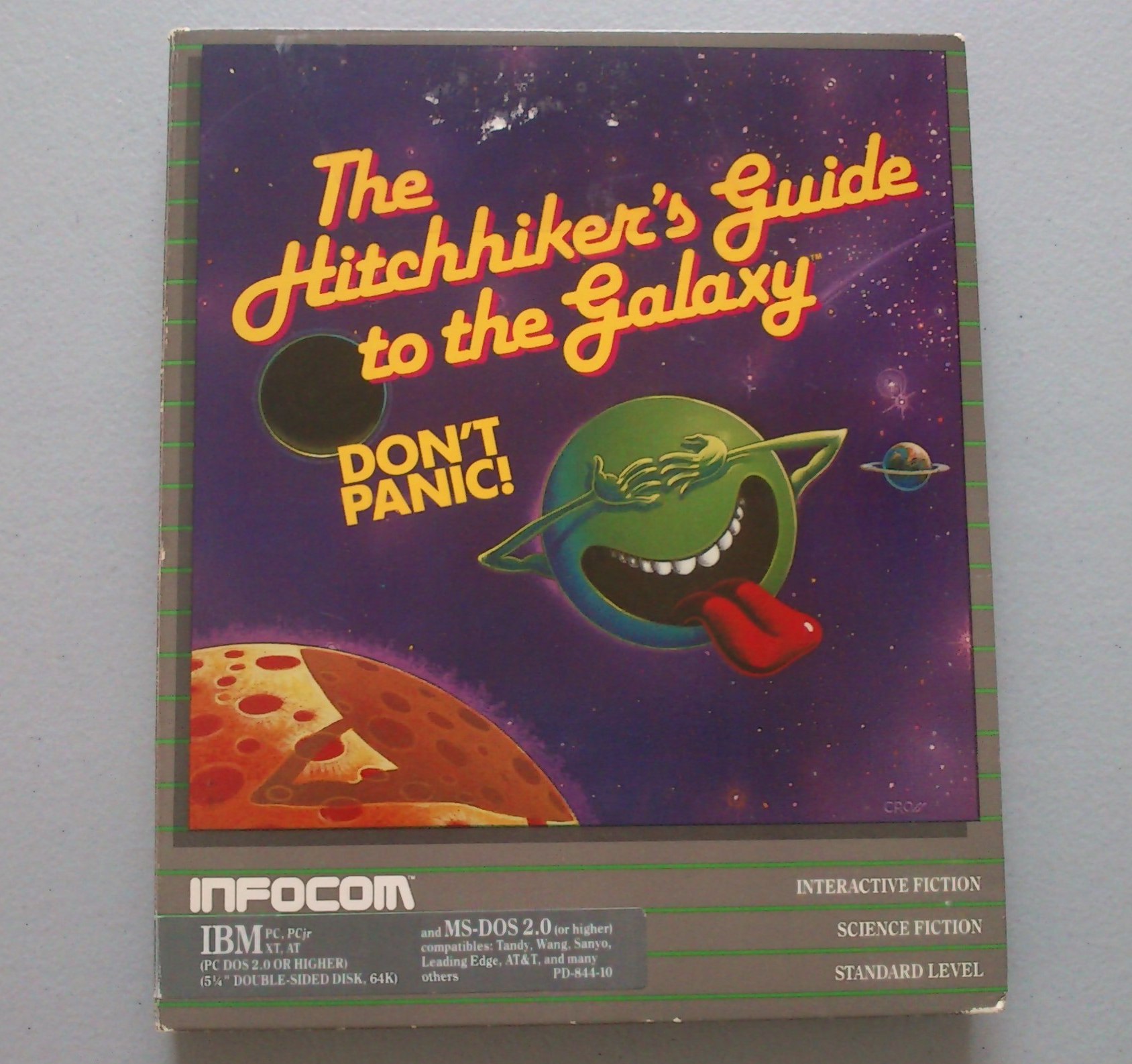 The Hitchhiker's Guide to the Galaxy walkthrough (Apple II - Infocom) [with  FR/ES/JP subtitles] 