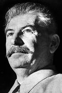 Stalin, the second and most infamous leader of the Soviet Union.