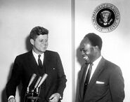 Kwame Nkrumah y Kennedy