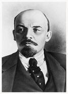 Vladimir Lenin, the leader of the Revolution of 1917 and the first leader of the Soviet Union.