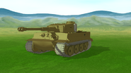 Another picture of Wittmann's Tiger tank, as seen on the aforementioned MMD-based parody. Models used courtesy of foxtail211 and Saizwong.