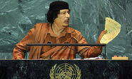 Gaddafi introduces the Papers of Doom MKII