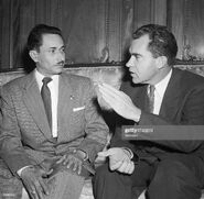 Carlos Castillo Armas y Richard Nixon