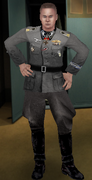 Fegelein as he appears in Medal of Honor: Allied Assault. Not really, but a custom multiplayer skin.