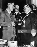 Nevile Henderson y Hermann Goering