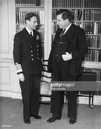 Jorge VI y Wendell Willkie