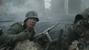 Hans in battle.