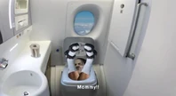 Hitler's debacle in an airplane restroom.