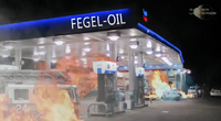 A Fegel-Oil petrol station.