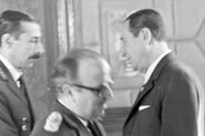 Jorge Rafael Videla y Juan Domingo Perón