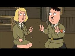 Family Guy Hitler with Eva.