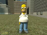 Homer en Garry's Mod