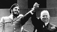 Fidel Castro y Krushchev