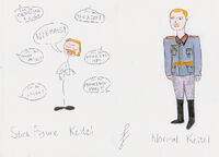 Stick Figure and Normal Wilhelm Keitel