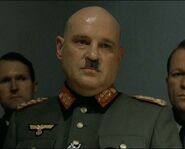 Jodl with Hitler's moustache