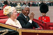 Nelson Mandela e Isabel II