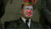 Hitler as a clown.