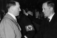 Hitler y Lutz Schwerin von Krosigk