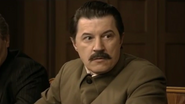 Kaganóvich mirando a Stalin