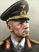 Retrato de Erwin Rommel