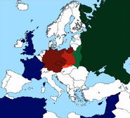 Germany and USSR attacks Poland in 1939.