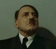 Bruno Ganz as Hitler