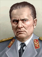 Portrait Yugoslavia Josip Broz Tito