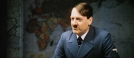 Battle of Moscow Hitler making a plan like Downfall Dolfy, isn't he?