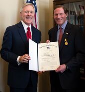 Navy Distinguished Public Service Medal Awardee Richard Blumenthal
