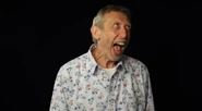 Michael Rosen's newer videos proved to be as popular as the older ones (Image taken from the performance video af The Watch)