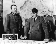 Is Paris Burning? Jodl behind Hitler.