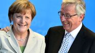 Merkel y Jean-Claude Juncker