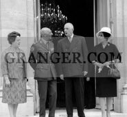 Mohammed Zahir y De Gaulle
