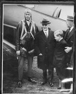 Dwight Morrow y Charles Lindbergh