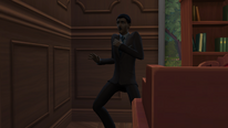 Poor Sims Hitler, he was attacked by the Death Note