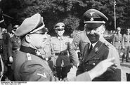 Josef Dietrich (Sepp Dietrich) y Himmler