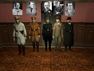 Bormann junto con los otros ministros de Hitler ,(Gmod)
