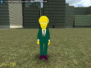 Monty Burns en Gmod