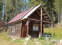 Burgdorf's cabin in Idaho.