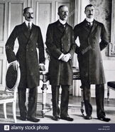 Haakon VII, Gustaf V y Cristián X
