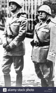 Humberto II y Benito Mussolini