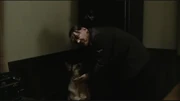 Hitler pats Blondi
