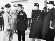 Benito Mussolini, Horthy y Galeazzo Ciano