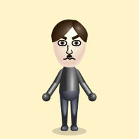 Dolfy as a Mii.