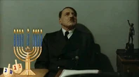 Hitler celebrating Hanukkah.